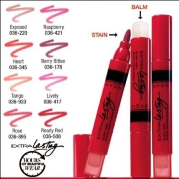 💄💋Avon Extra Lasting Lip Stain & Lipsticks Bundle (3 items) NIB/NIP - Picture 4 of 13